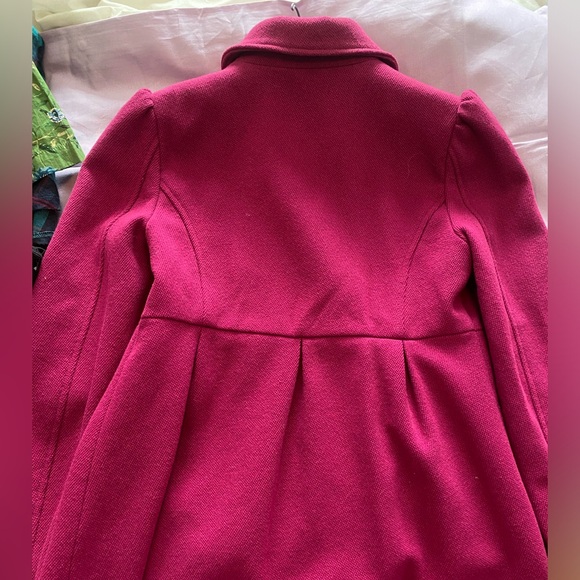 Old Navy Pink Pea Coat - Picture 2 of 5